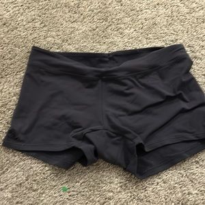 Grey spandex shorts